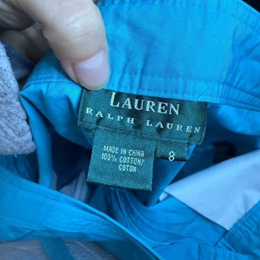 Lauren Ralph Lauren Vintage Teal Cargo Bermuda Shorts